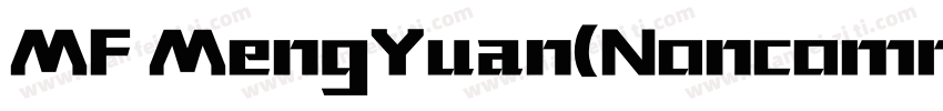 MF MengYuan(Noncommercial) Regular字体转换